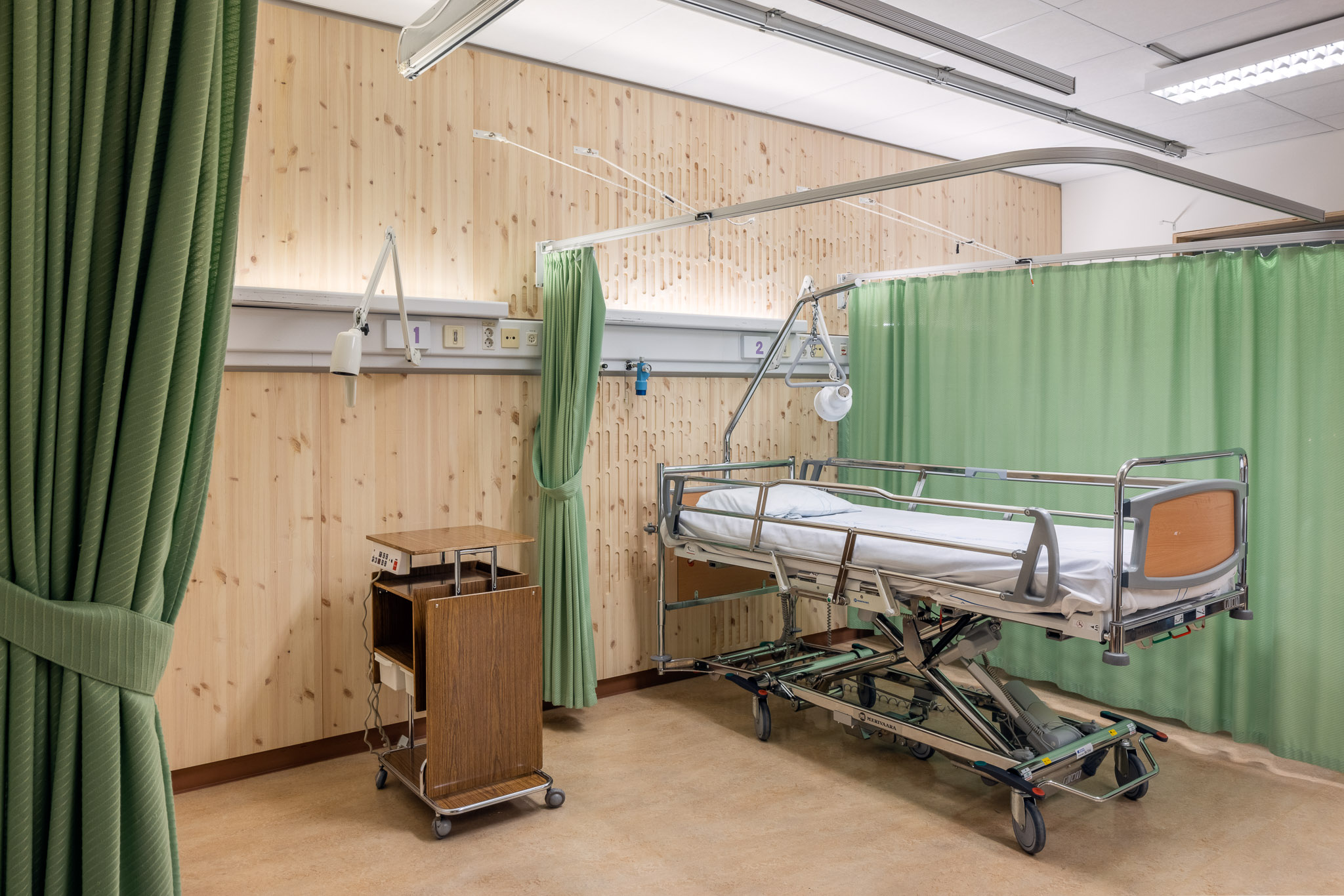 Inredning i trä är positivt för patienters hälsa